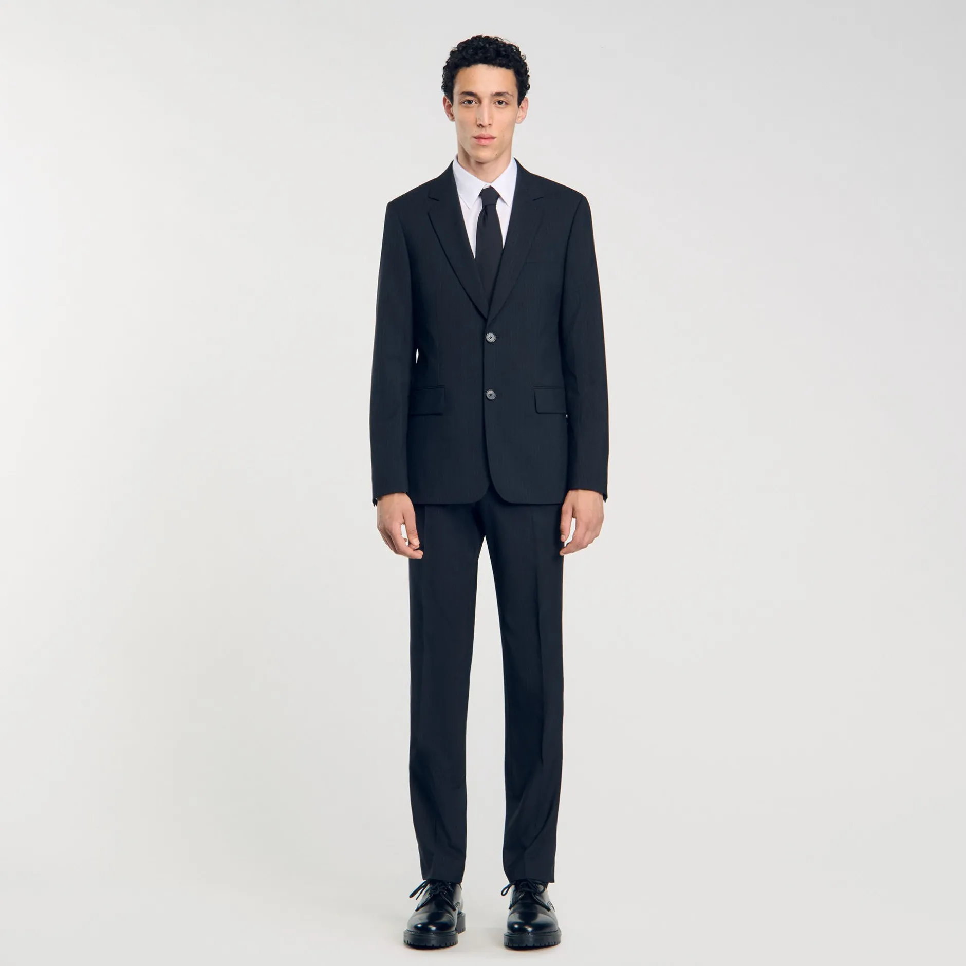 Homme SANDRO Veste De Costume à Rayures