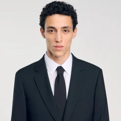 Homme SANDRO Veste De Costume à Rayures