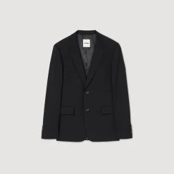 Homme SANDRO Veste De Costume à Rayures