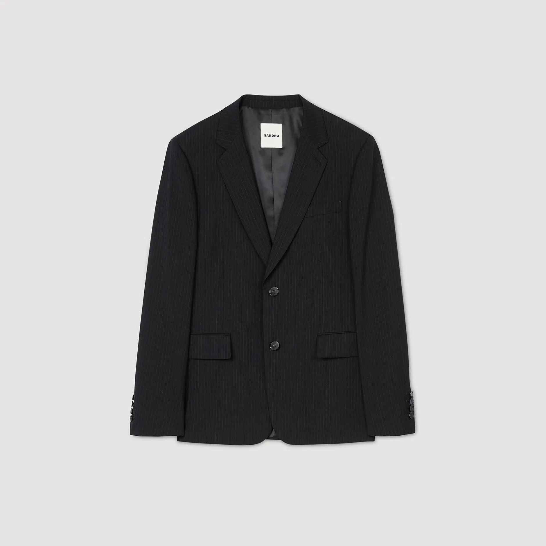 Homme SANDRO Veste De Costume à Rayures