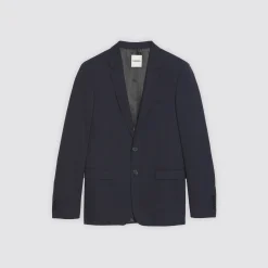 Homme SANDRO Veste De Costume Classique En Laine