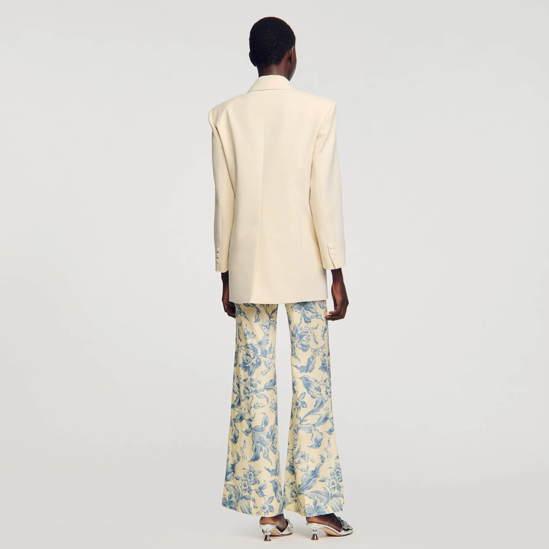 Femme SANDRO Veste De Costume Double Boutonnage