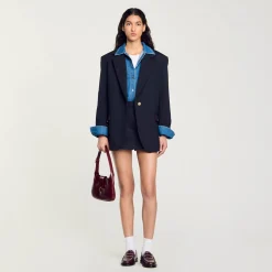 Femme SANDRO Veste De Costume En Laine
