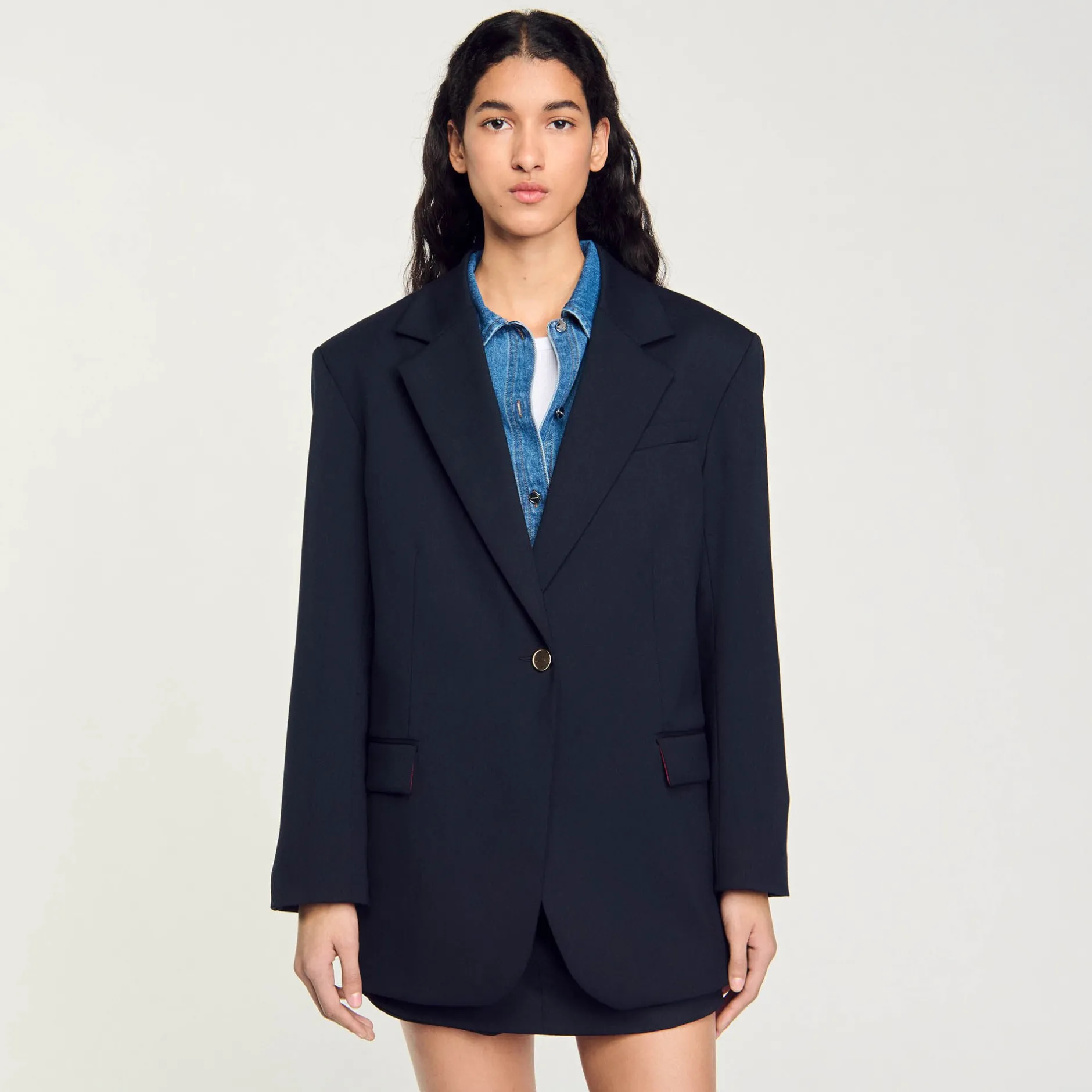 Femme SANDRO Veste De Costume En Laine