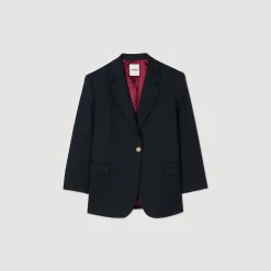 Femme SANDRO Veste De Costume En Laine