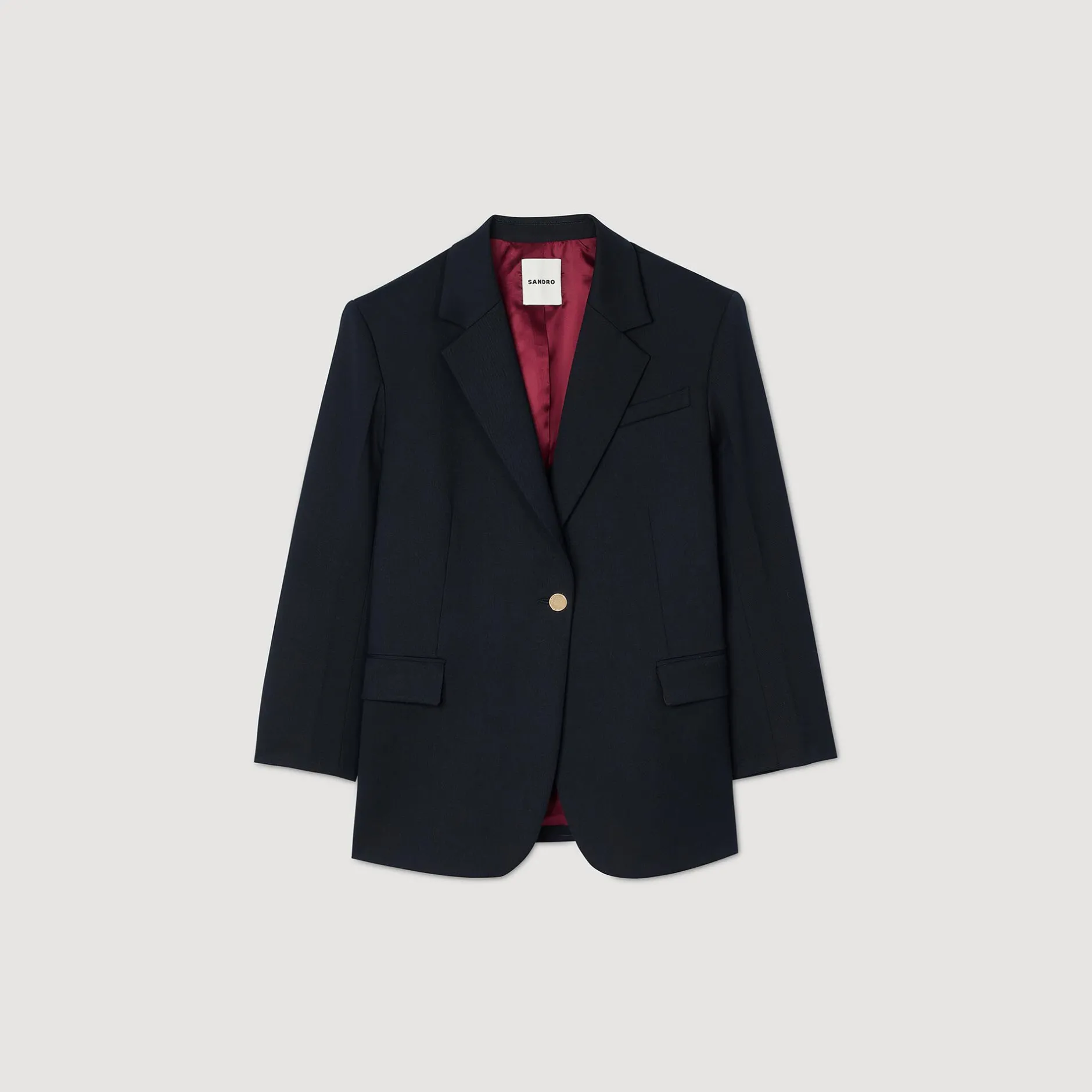 Femme SANDRO Veste De Costume En Laine