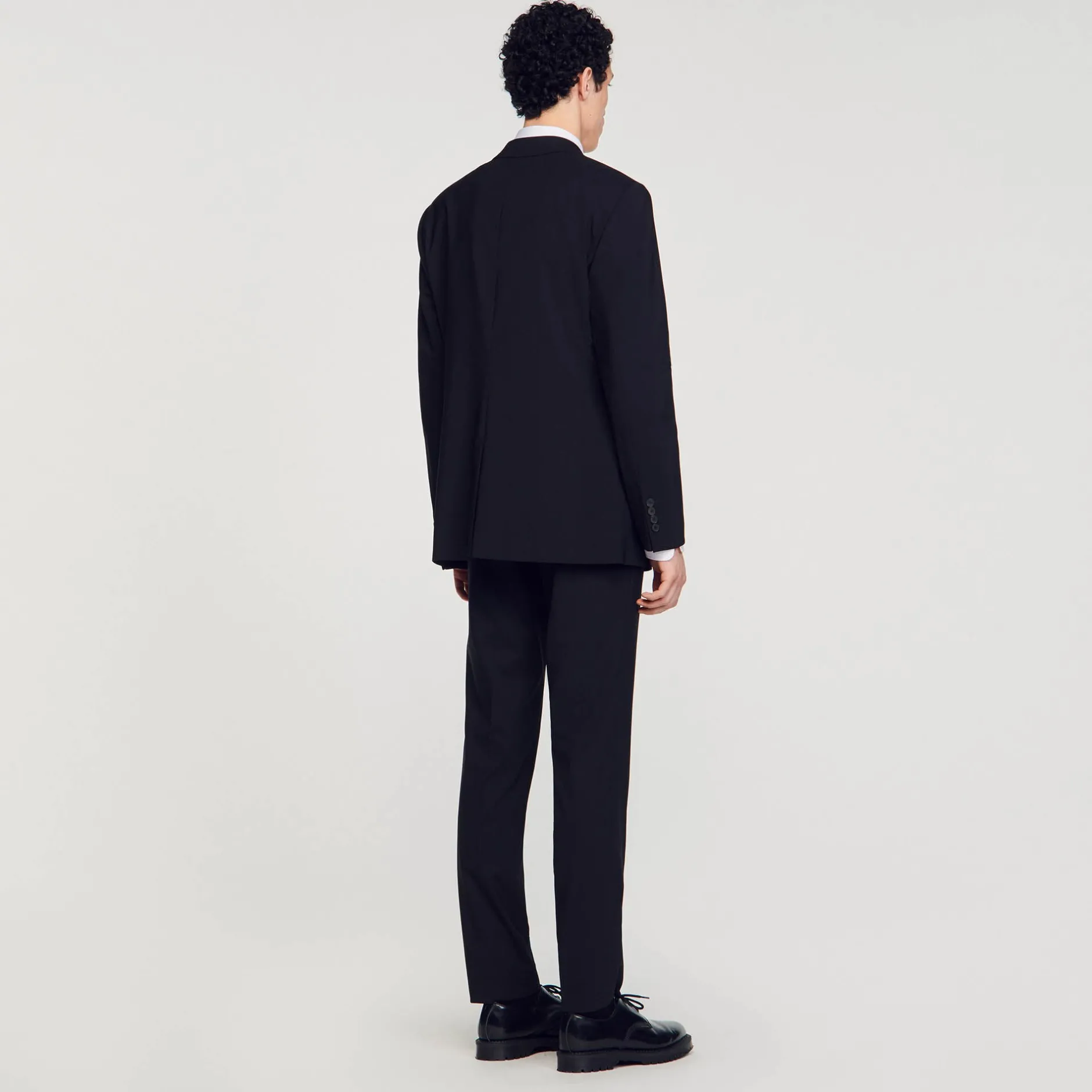 Homme SANDRO Veste De Costume En Laine Vierge