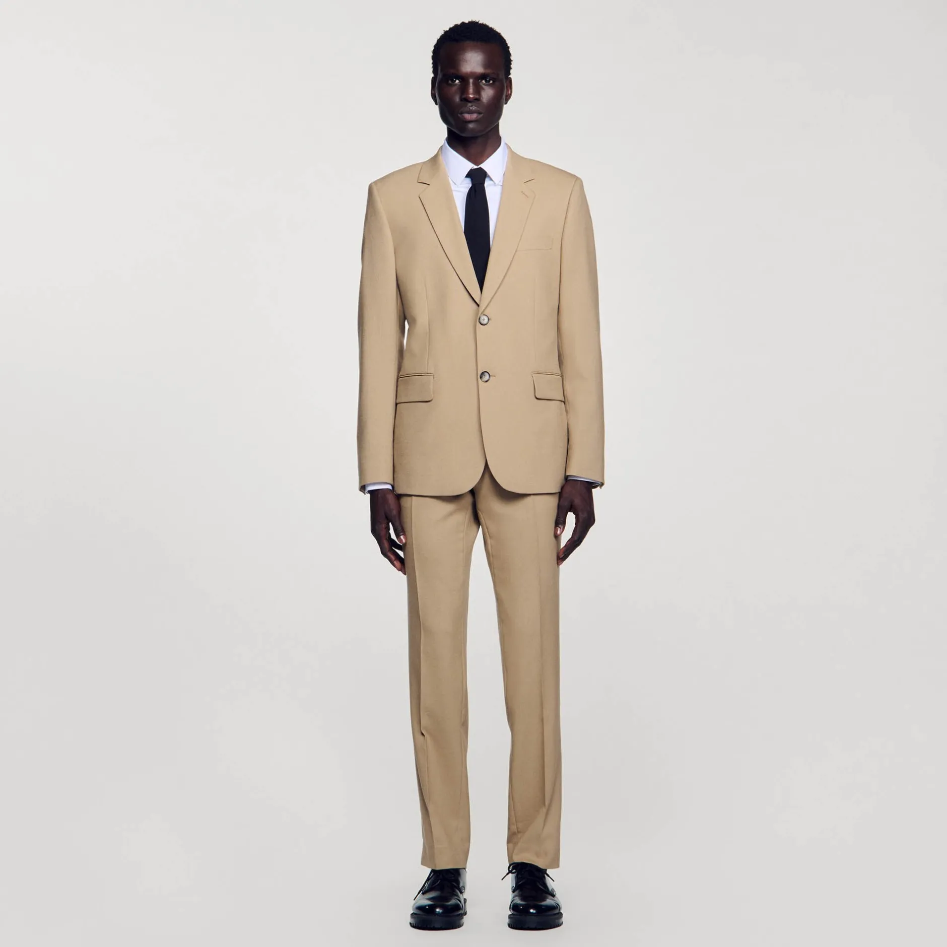 Homme SANDRO Veste De Costume En Laine