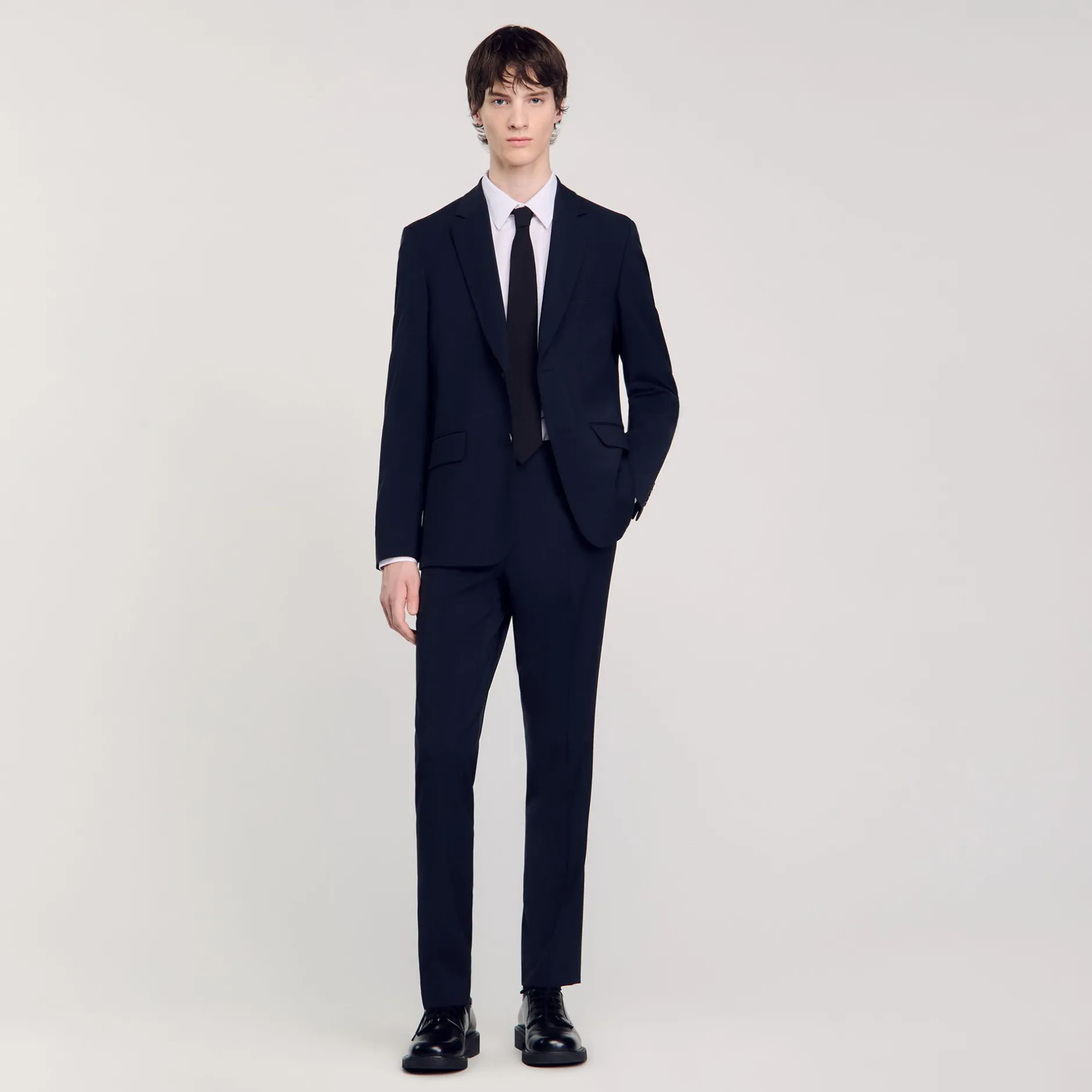 Homme SANDRO Veste De Costume En Laine