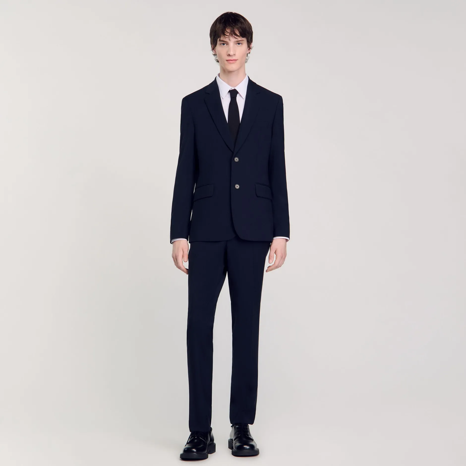 Homme SANDRO Veste De Costume En Laine