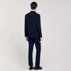 Homme SANDRO Veste De Costume En Laine