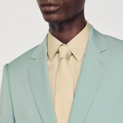 Homme SANDRO Veste De Costume En Laine