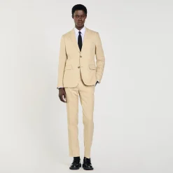 Homme SANDRO Veste De Costume En Lin