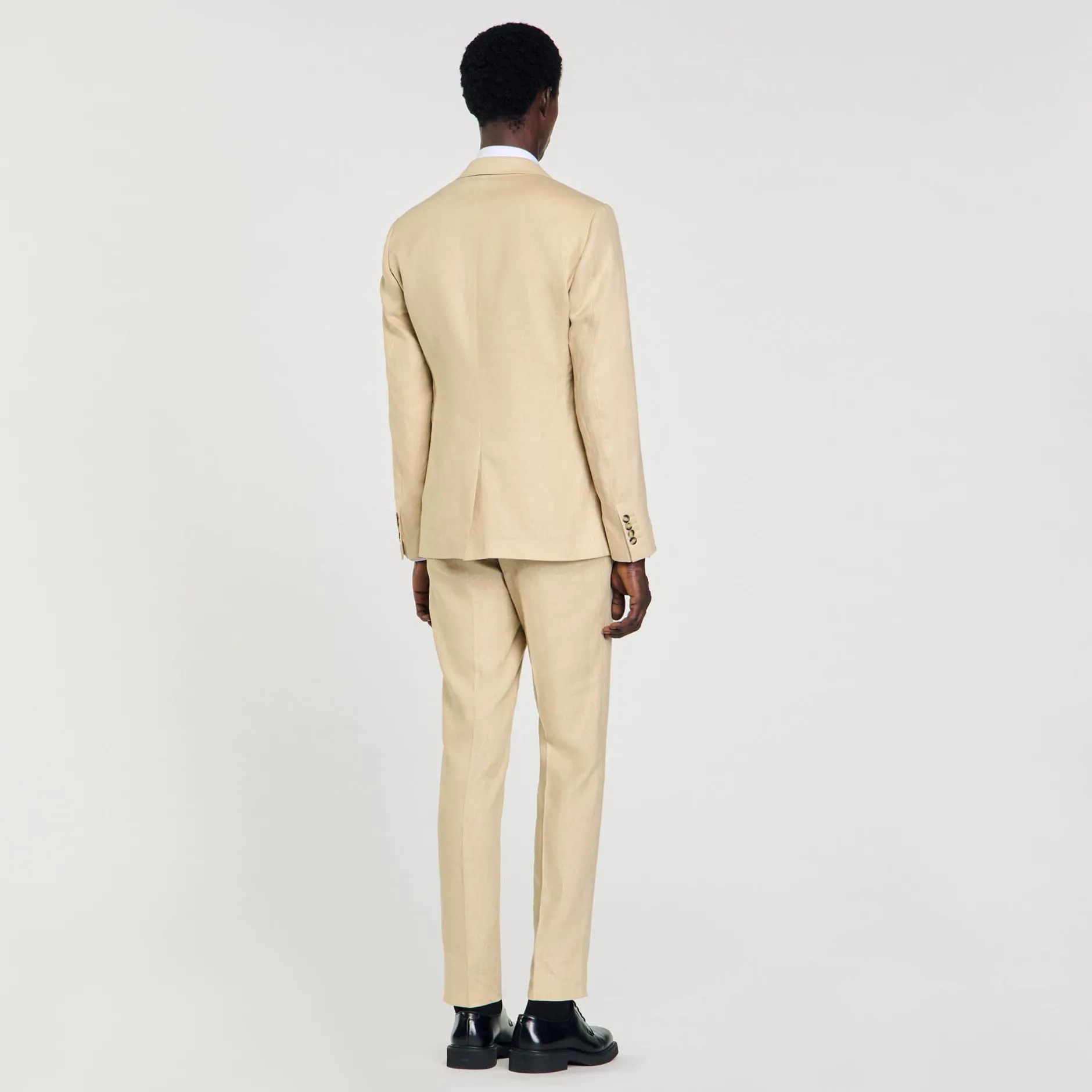 Homme SANDRO Veste De Costume En Lin