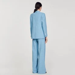 Femme SANDRO Veste De Costume En Tweed