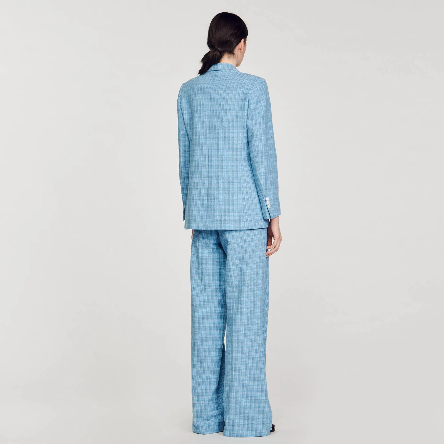 Femme SANDRO Veste De Costume En Tweed
