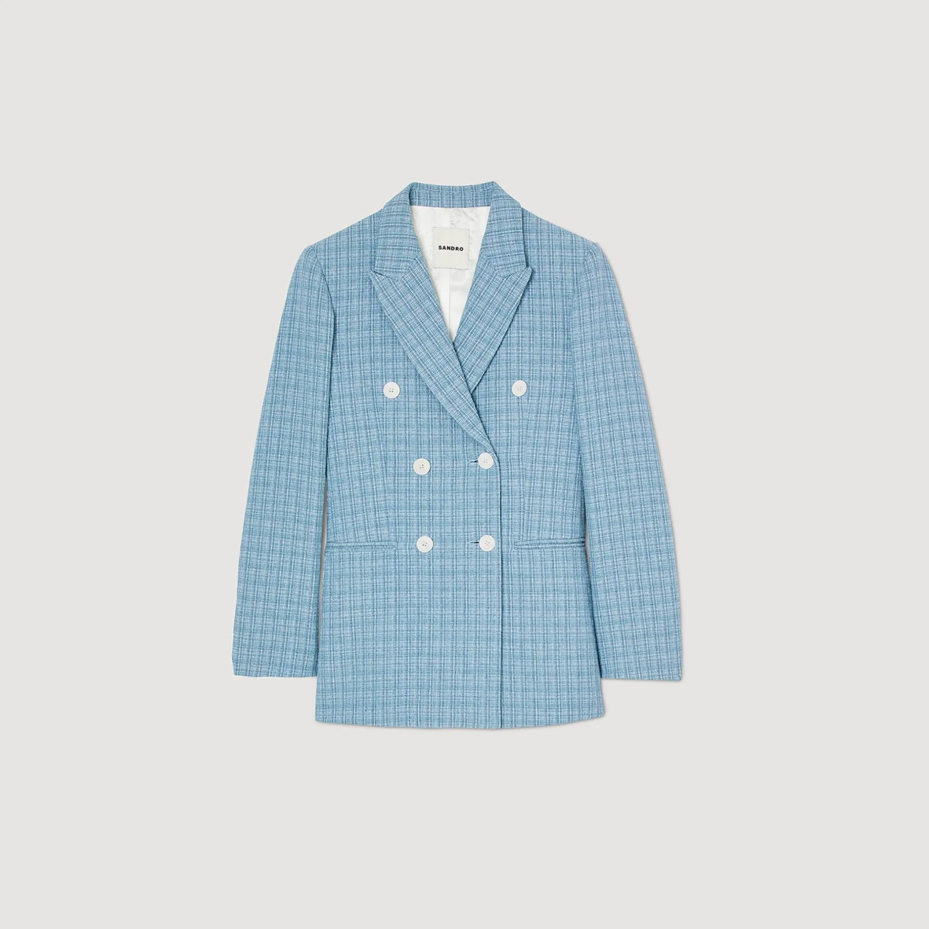 Femme SANDRO Veste De Costume En Tweed