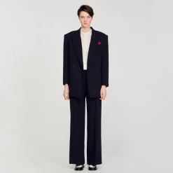 Femme SANDRO Veste De Costume Oversize