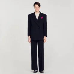 Femme SANDRO Veste De Costume Oversize