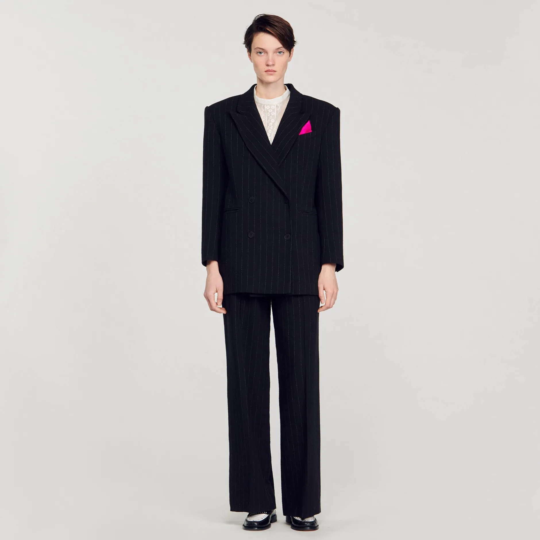 Femme SANDRO Veste De Costume Oversize