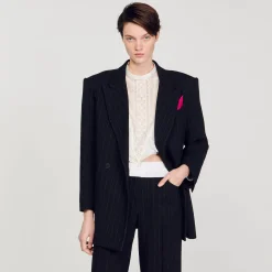 Femme SANDRO Veste De Costume Oversize