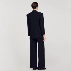 Femme SANDRO Veste De Costume Oversize