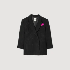 Femme SANDRO Veste De Costume Oversize