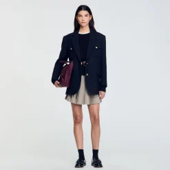 Femme SANDRO Veste De Costume Oversize