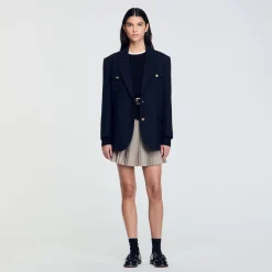 Femme SANDRO Veste De Costume Oversize