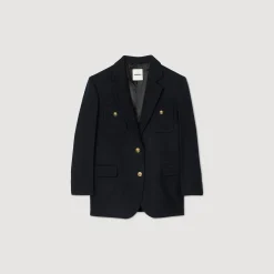 Femme SANDRO Veste De Costume Oversize