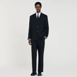 Homme SANDRO Veste De Costume Oversize