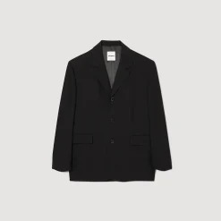 Homme SANDRO Veste De Costume Oversize