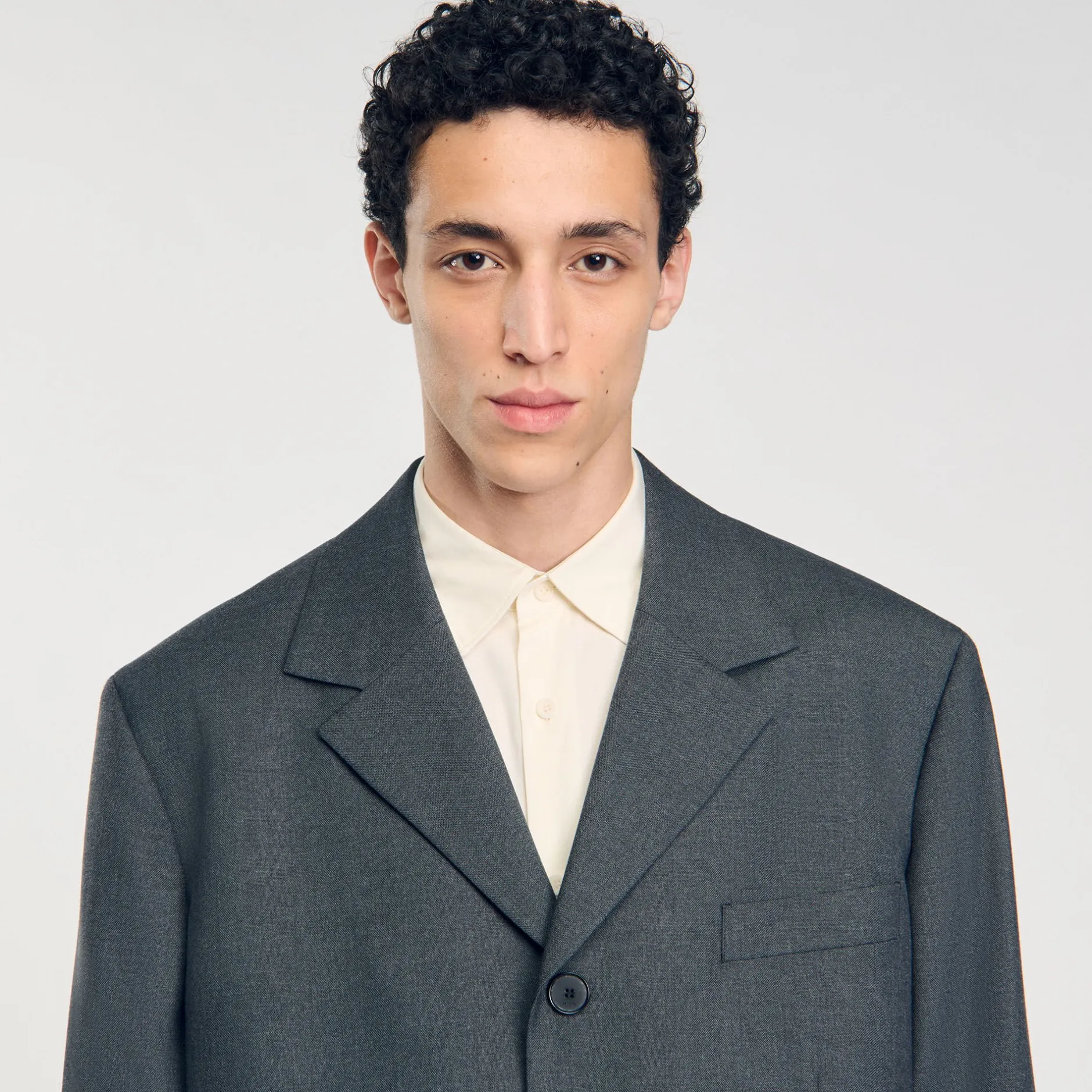 Homme SANDRO Veste De Costume Oversize