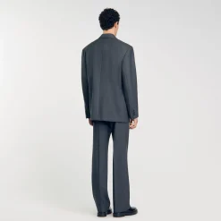 Homme SANDRO Veste De Costume Oversize