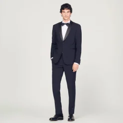 Homme SANDRO Veste De Smoking Avec Satin