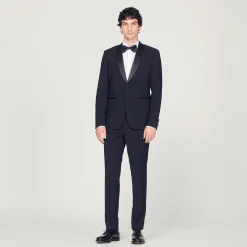 Homme SANDRO Veste De Smoking Avec Satin