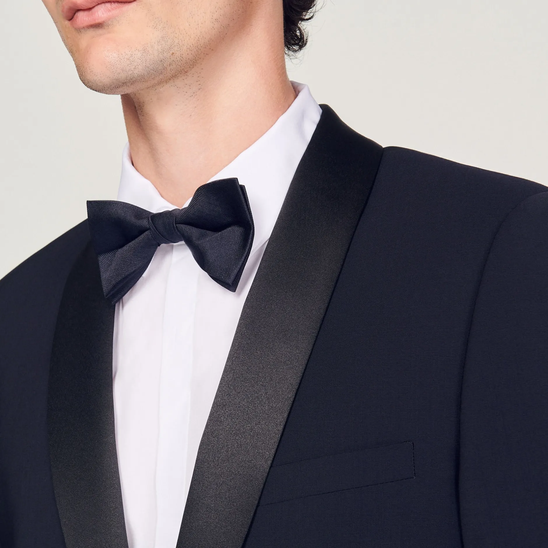 Homme SANDRO Veste De Smoking Avec Satin
