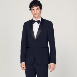 Homme SANDRO Veste De Smoking Avec Satin