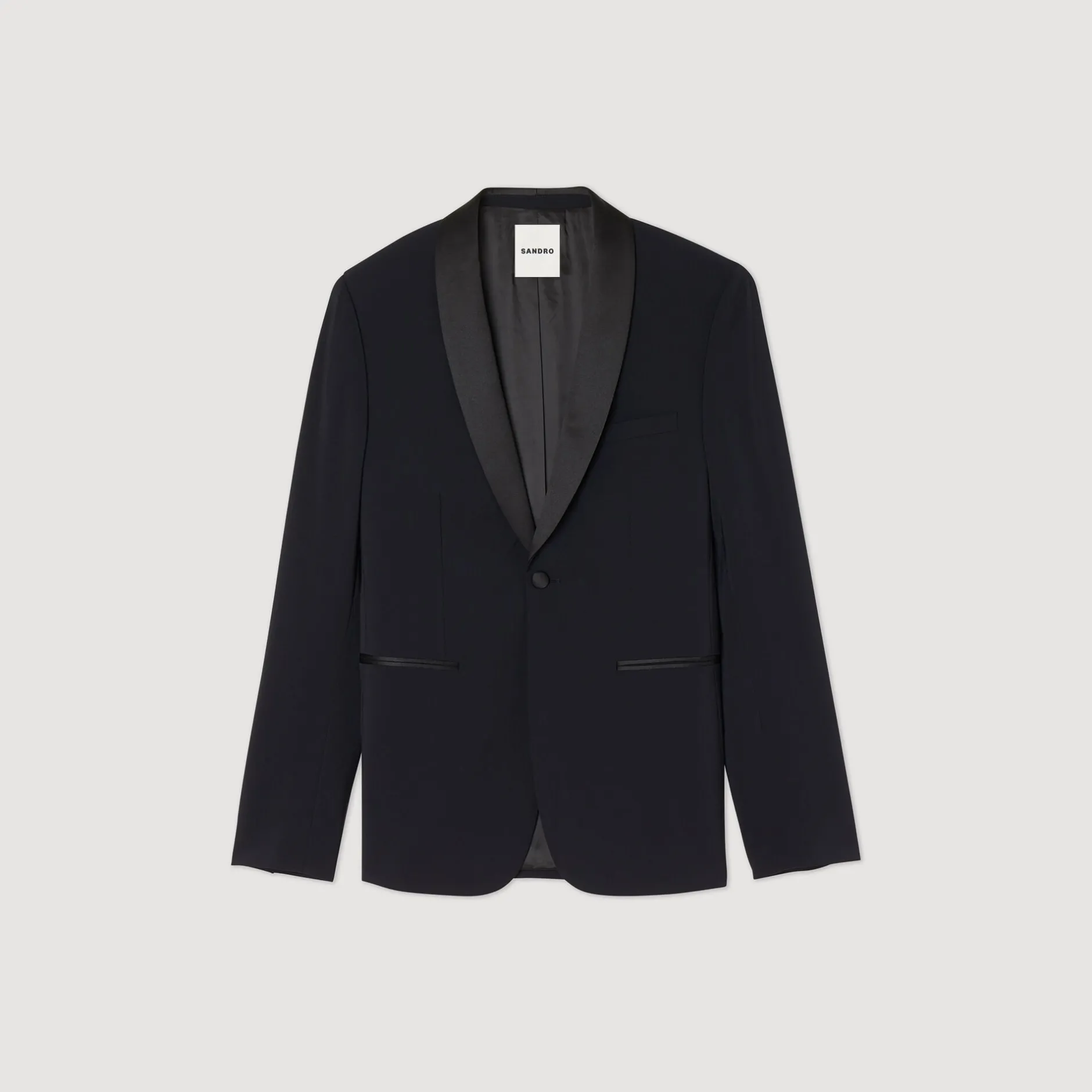 Homme SANDRO Veste De Smoking Avec Satin
