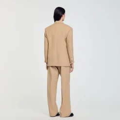 Femme SANDRO Veste De Tailleur Cintrée