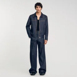 Homme SANDRO Veste En Jean