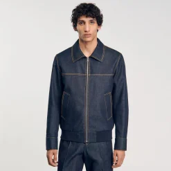 Homme SANDRO Veste En Jean