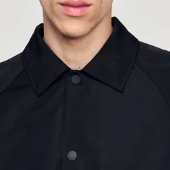 Homme SANDRO Veste En Matière Technique