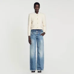 Femme SANDRO Veste En Tweed