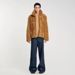 Homme SANDRO Veste Shearling