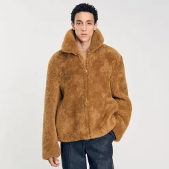 Homme SANDRO Veste Shearling